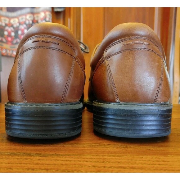 Johnston & Murphy XC-4 Stanton LAMB Run-Off Shoes Waterproof US 13M Tan VGC - Picture 4 of 7